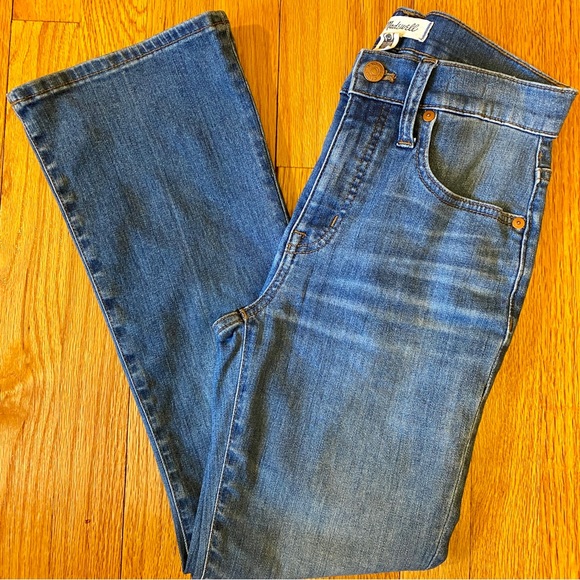 Madewell Cali Demi-Boot Jeans in Tierney Wash 25 - Picture 1 of 6